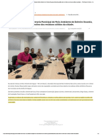 Reunião Entre IMA e Secretaria Municipal de Meio Ambiente de Delmiro Gouveia, Inicia Discussão Sobre Destino Dos Resíduos Sólidos Da Cidade