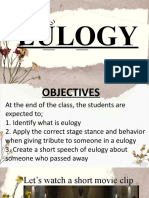 PPT For EULOGY