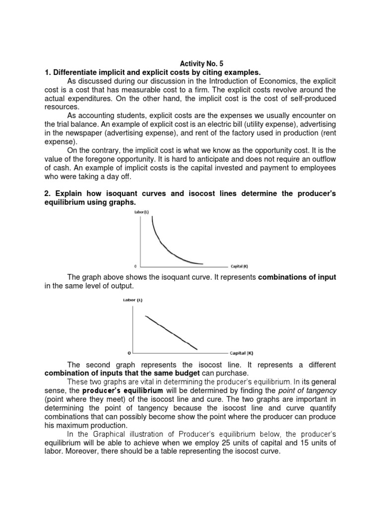 Activity No. 5 and 6 | PDF | Monopoly | Long Run And Short Run