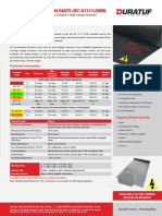 Duratuf IEC 61111 Electrical Insulation Mats TDS
