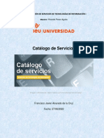 Actividad 3. Catalogo de Servicios