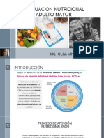 Evaluacion Nutricional Adulto Mayor: Mg. Olga Minaya Pozo