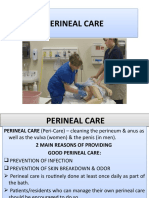 Assisting With Perineal Care