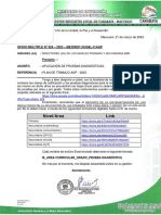 Resultados pruebas diagnósticas primaria y secundaria