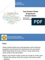 Teori Struktur Modal & Keputusan Struktur Modal