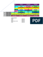 Nursery Schedule