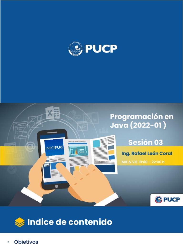 SESION 03 - ESTRUCTURAS FUNDAMENTALES (Parte II) | PDF | Java (lenguaje ...