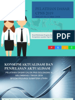 Konsepsi Aktualisasi Dan Penjelasan Aktualisasi