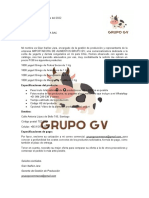 Solicitud de Cotización Grupo GV