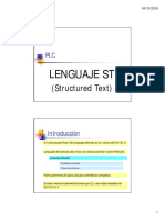 ST (Structured Text): Introducción al lenguaje de programación PLC