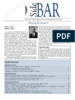 SideBAR - Published by The Federal Litigation Section of The Federal Bar Association - Summer 2011