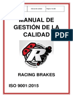 Manual de Calidad-Racing Brakes