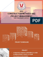 Construction Methods and Project Management: Engr. Shiela Marie S. Magnaye