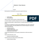 Urbanismo 3 - Clase 1 Resumen: Fecha: Martes, 8 de Marzo 2022