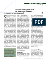 Treatment of Sarcopeni Dysphagia With Rehabilitation and Nutritional Support PDF