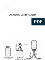 Ensayo Cono y Arena PDF