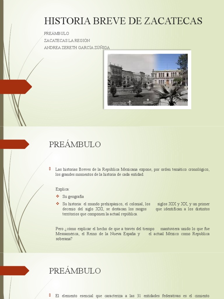 Historia Breve de Zacatecas | PDF | México | Mesoamérica