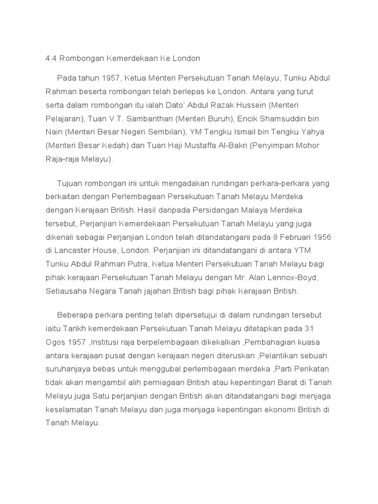 Rombongan Kemerdekaan | PDF