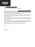Sample NOD | PDF | Career & Growth