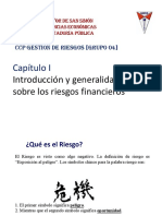 Capítulo I: Introducción y Generalidades Sobre Los Riesgos Financieros