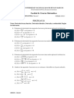 Calculo 1 Semana 11 San Marcos Ciencias Basicas