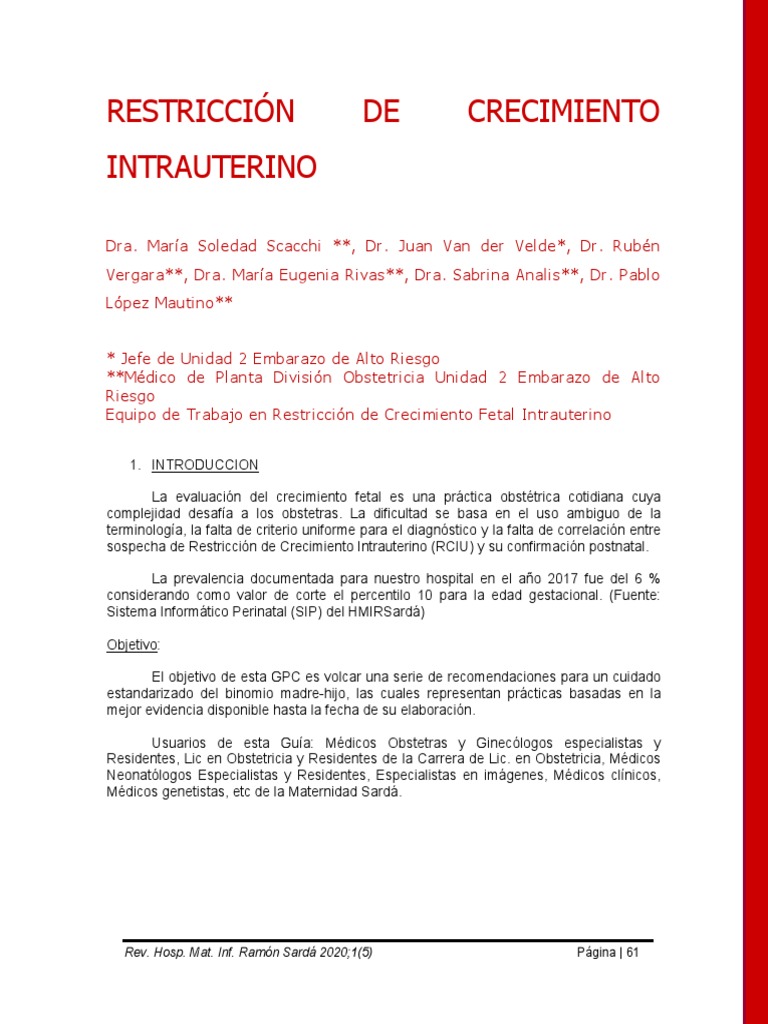 Rciu | PDF | El embarazo | Feto