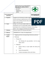 Sop Apd - Penggunaan Alat Pelindung Diri (Apd)