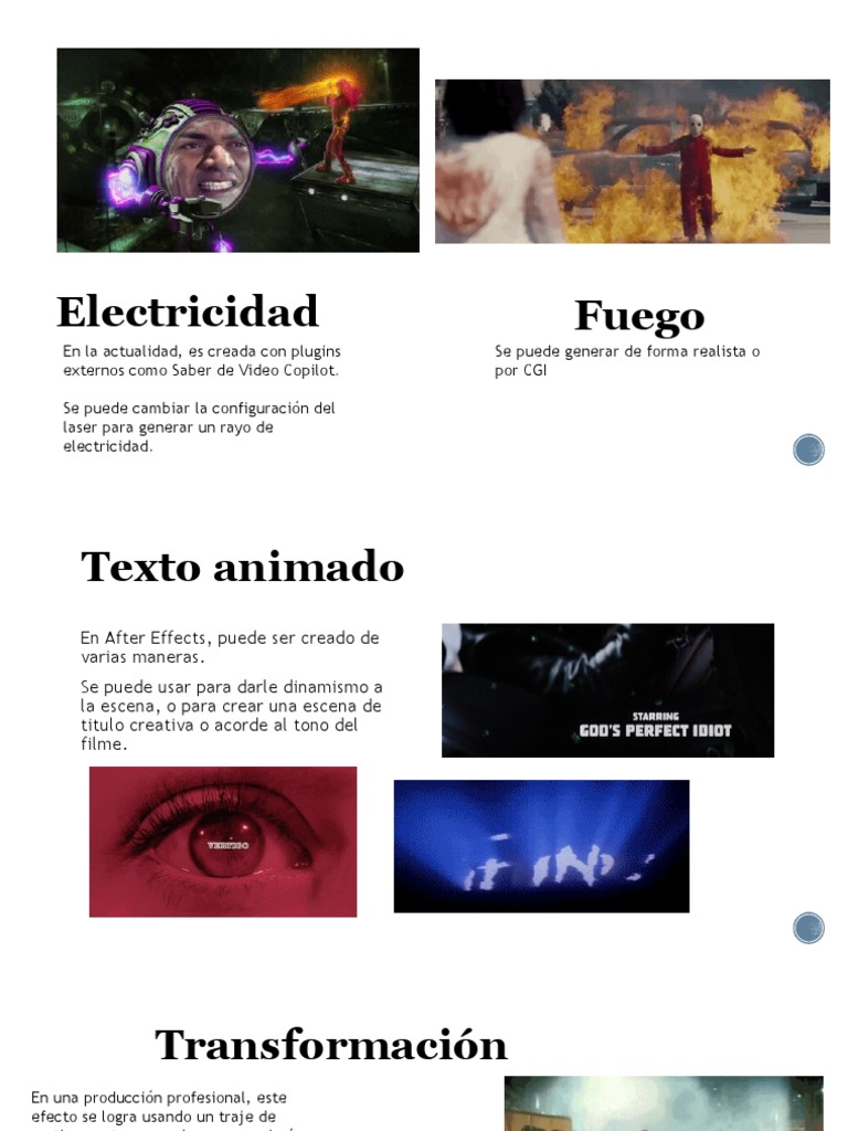 Efectos Visuales | PDF