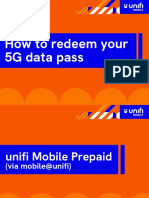 5G FUT Guideline - Unifi Mobile Prepaid Via Mobile@unifi App