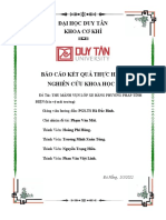 Dàn bài Báo cáo kết quả thực hiện đề tài NCKH 1