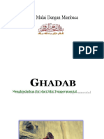 Menghindari Marah Ghadhab