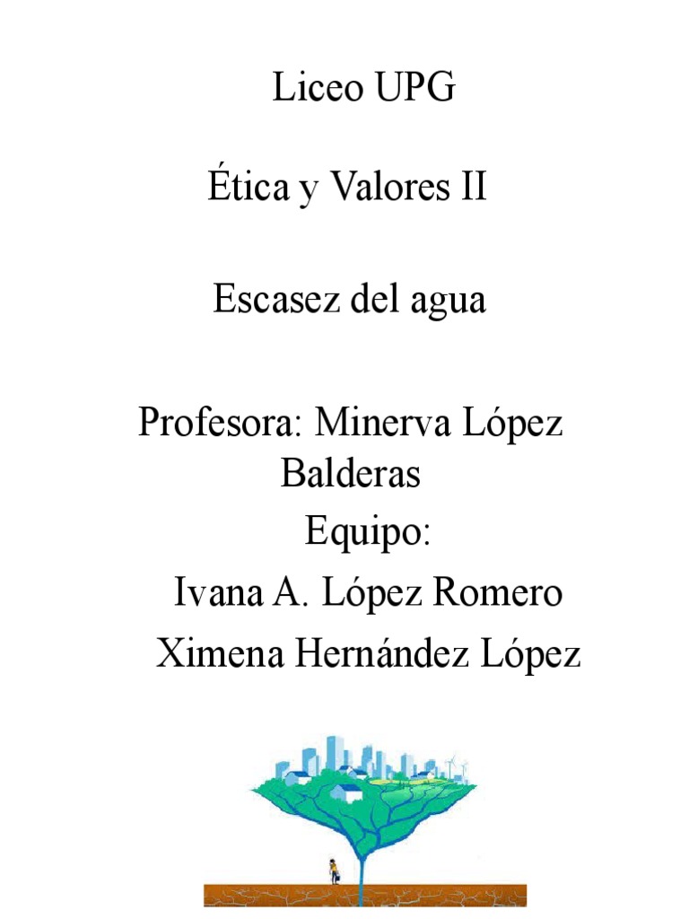Crisis Mundial del Agua y su Ética | PDF | Agua | Escasez de agua