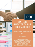 Síntesis Fuentes de Las Obligaciones