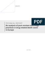 Analysis of Practices of PM Toxicology of DRD in Europe - EMCDDA Technical Report