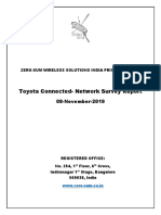 Toyota Connected-Network Survey Report: 08-November-2019