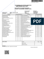 Universitas Ivet: Transkrip Akademik Sementara