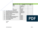 Forel Buoyancy Tank-1 Leak Test Go/No-Go Check List No. Description Discipline Status