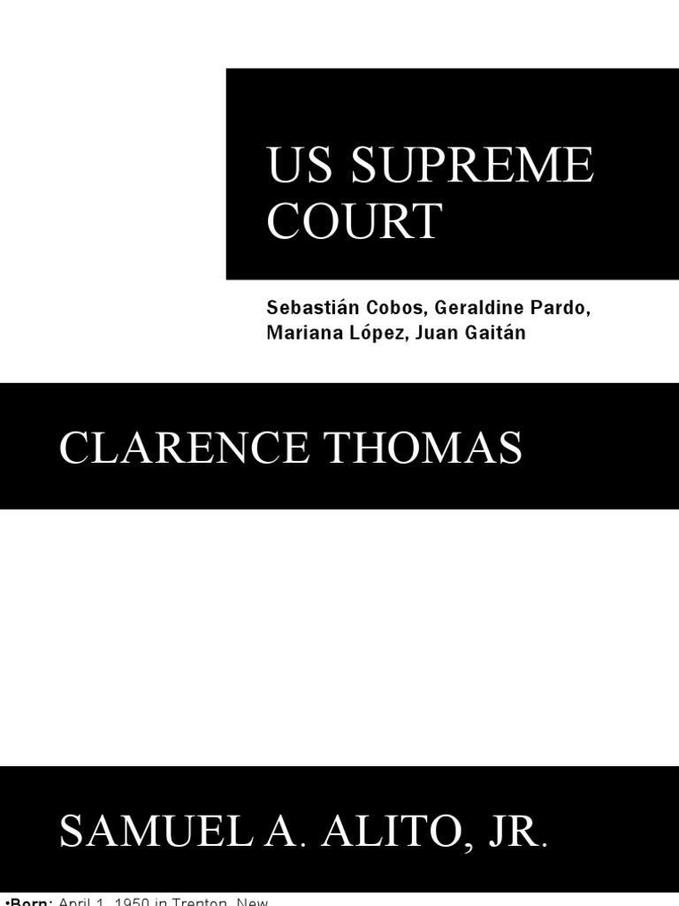 Notable U.S. Supreme Court Justices | PDF | Politics