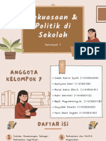 Kekuasaan & Politik Di Sekolah