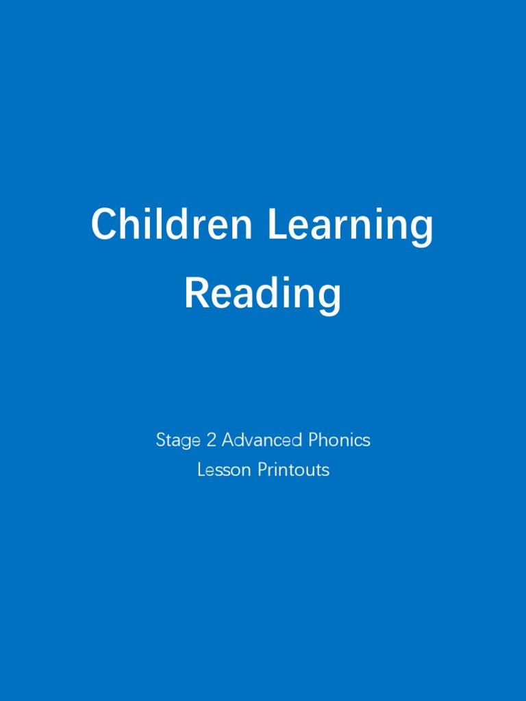 Stage 2 Lesson Printouts | PDF | Copyright