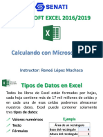 Calculando Con Microsoft Excel