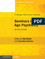 (College Seminars Series) Rob Butler (Editor), Cornelius Katona (Editor) - Seminars in Old Age Psychiatry-Cambridge University Press (2019) PDF