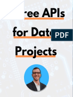 5 Free APIs for Data Projects Under 40 Characters