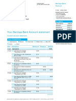 Barclay Uk Bankstatement