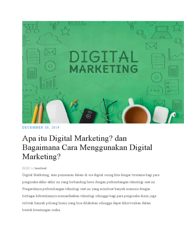 Lingkup Kerja Digital Marketing: Panduan Komprehensif untuk Profesi Masa Depan