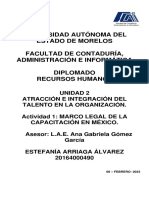 Universidad Autónoma Del Estado de Morelos Facultad de Contaduría, Administración E Informática Diplomado Recursos Humanos