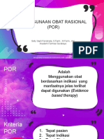 Penggunaan Obat Rasional (POR) : Selly Septi Fandinata, S.Farm., M.Farm., Apt Akademi Farmasi Surabaya