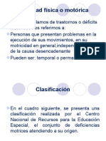 Discapacidad motórica: causas y clasificación