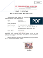 Surat Pernyataan: Melengkapi Surat Muatan Barang