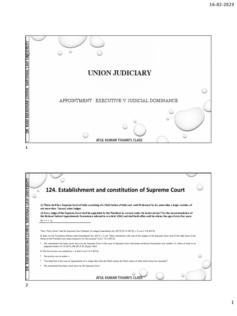 Supreme Court Appointment Procedures | PDF | Supreme Court Of India ...